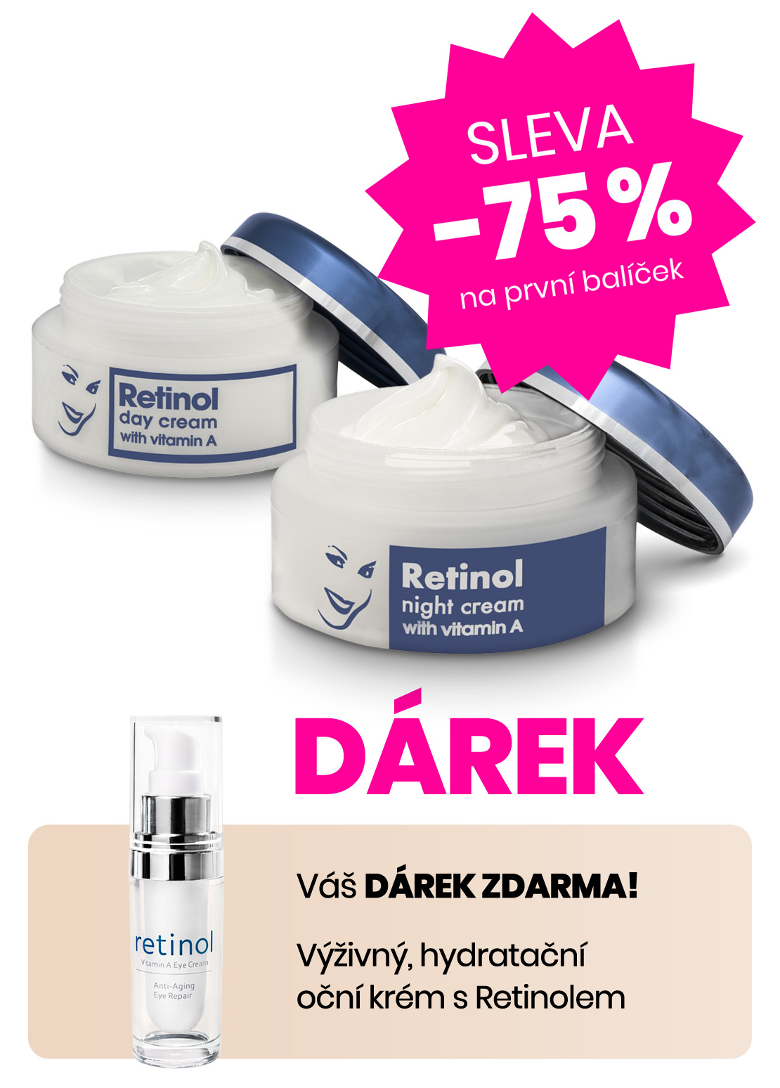 Aimé omlazující účinky retinolu v celodenní péči o pleť